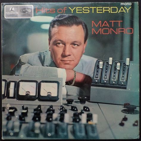 matt monro|matt monro hits of yesterday.